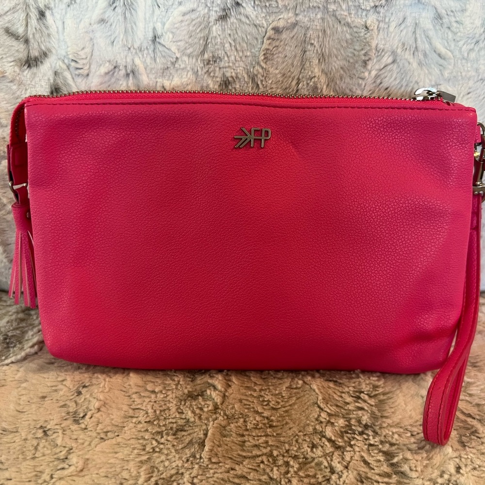 Freshly Picked Classic Zip Pouch Diaper Clutch - Pink
